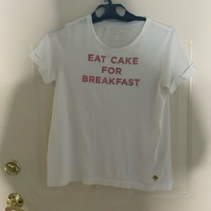 Kate Spade T-shirt | Eat Cake For Breakfast (s)